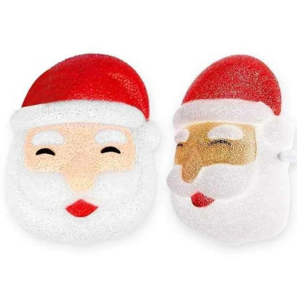 2 pieces Santa Clause hanging  lampshade porch light cover - Picture 2 of 8